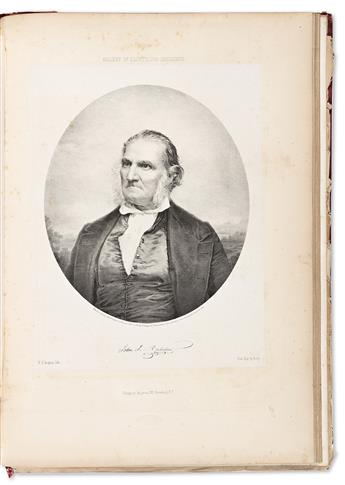 (PRESIDENTS--1850.) C.E. Lester, editor; after Brady. The Gallery of Illustrious Americans.